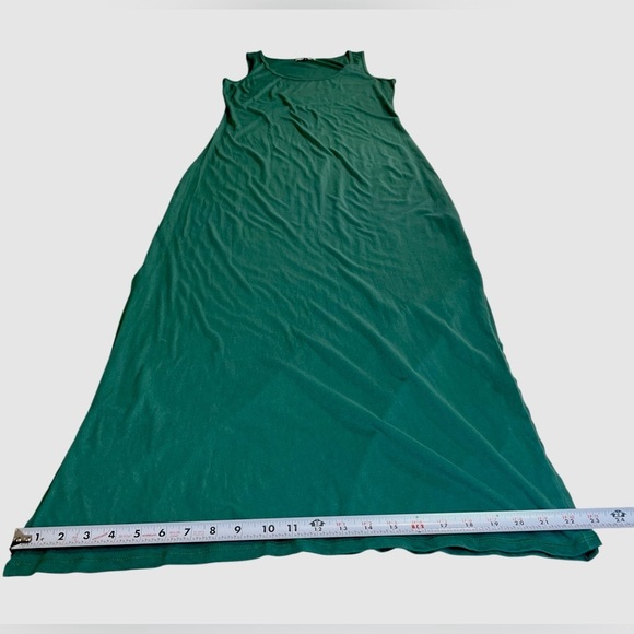 MICHAEL STARS Maxi Dress, Side Slit, Pull-On, Color Green, Size Medium - Picture 11 of 12